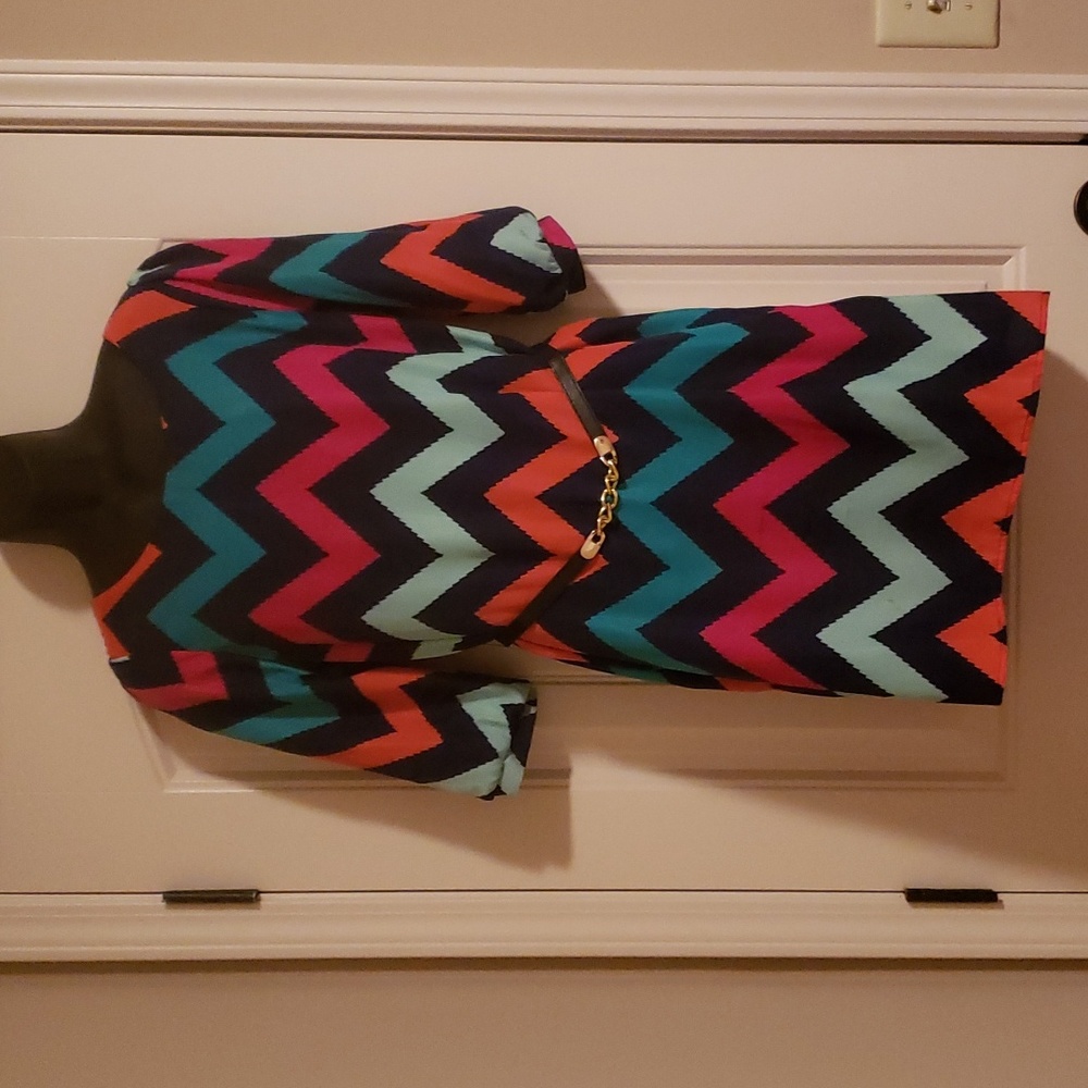 Mid length colorful dress